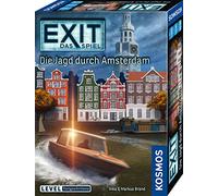 KOSMOS EXIT - The Game - The Hunt Through Amsterdam, Level: Advanced | Escape Room Game, EXIT Game for 1-4 Players from 12 Years, A Unique Board Game