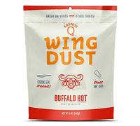 Kosmos Q Hot Buffalo Wing Dust, Spicy Chicken Wing Seasoning Powder for Wings, Popcorn, Fries & More, Bold Buffalo Flavor with Cayenne, Garlic, Blue Cheese, Dry Rub Dust for Grilling, 5 Oz Bag