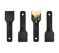 Kosmosta 4-Pack Nylon Raclette Spatulas, Mini Cheese Scrapers for Raclette Pans, Non-Scratch Utensils for Nonstick Cookware, Raclette Grills, Fondue & Small Pans, Dishwasher Safe