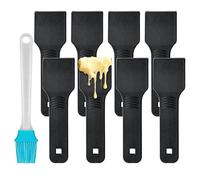 Kosmosta 8-Pack Nylon Raclette Spatulas, Mini Cheese Scrapers for Raclette Pans, Non-Scratch Utensils for Nonstick Cookware, Raclette Grills, Fondue & Small Pans, Dishwasher Safe