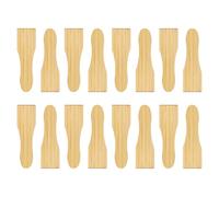 KOSMOSTA Bamboo Raclette Spatula Good for Non-Stick Pans 16pcs/Set