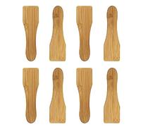 KOSMOSTA Bamboo Raclette Spatula Good for Non-Stick Pans 8pcs/Set