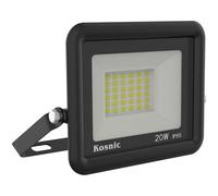 Kosnic RHI20-W30 Rhine II 20w LED Flood Light, IP65, Black, 1810lm, 3000K