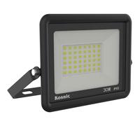 Kosnic RHI30-W30 Rhine II 30w LED Flood Light, IP65, Black, 2740lm, 3000K