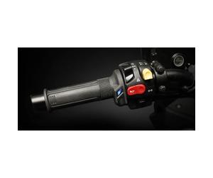 KOSO Heating handles HG-13, open end 7/8 inch, L=120, black