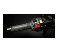 KOSO Heating handles HG-13, open end, 7/8 inch, L= 130 mm, black