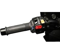 KOSO Heating handles HG-13, open end 7/8 inch, L=120, black