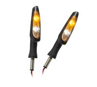 Koso LED Indicator Infinity-F, Smoked, Side Lights Front E-Tested, Pair