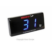 Koso Moto Motorcycle Motorbike Thermometer Super Slim Blue Light