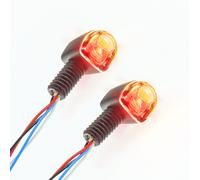 Koso Universal Motorcycle LED Indicator Nano + Tail Black Matte E-Certified Some