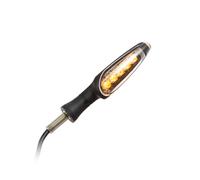 KOSO Universal Motorcycle LED Turn Signal Unlimited, Matte Black E-Certified