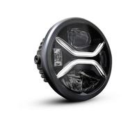 Koso Xenith LED headlight with approval for motorcycles with ABE Legal