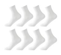 kosopse Funny Sneaker Socks Women's Cotton Socks Men's Socks Black Thin Breathable Sweat-Absorbing Business Socks Children 21, White, One Size