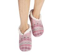 kosopse Microwave Socks Warm Household Socks for Indoor Use Crochet Socks, pink, One Size