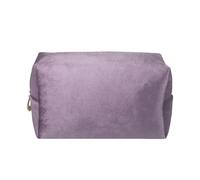 Kososuru Lightweight Velvet Makeup Bag, Elegant Makeup Bag for Women, Portable Cosmetic Bag Makeup Pouch, Small Toiletry Bag for Travel (Light purple)