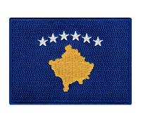 Kosovo Flag Embroidered Patch Yugosalvia Iron-On National Emblem