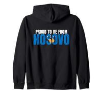 Kosovo Pride Kosovar Proud To Be From Kosovo Zip Hoodie