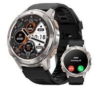 KOSPET Smart Watch for Men,60 Days Extra-Long Battery,50M Waterproof for Swimming,Rugged Military Full Metal Body Smartwatch, 1.43” AMOLED Always-On Display Fitness Watch(Answer/Make Calls) Silver