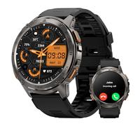 KOSPET Smart Watch for Men, 60 Days Extra-Long Battery, 50M Waterproof for Swimming, Rugged Military Full Metal Body Smartwatch, 1.43” AMOLED Always-On Display Fitness Watch(Answer/Make Calls) Black