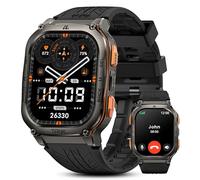 KOSPET TANK M3 Ultra Smart Watch,Built in GPS,Extra-large Battery,5ATM&IP69 Waterproof,1.96'' AMOLED HD Display AI Voice Assistant Rugged Military Full Metal Body Smartwatch for Android iOS Black
