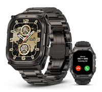 KOSPET TANK M4 Special Edition, GPS Smart Watch for Men, Stainless Steel Case with Offline Map and Walkie Talkie, 45M Freediving, Bluetooth Call, Heart Rate/Sleep Monitor, Android & iOS Compatible