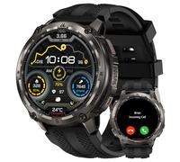 KOSPET Tank T4 Smart Watch for Men, Full Stainless Steel, GPS & Offline Maps, 10ATM Waterproof 45m Freediving, 50-Day Battery, Bluetooth Calls, 24/7 Heart Rate and Sleep Monitor, for Android & iOS