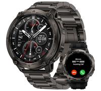 KOSPET TANK T4 Special Edition, GPS Smart Watch for Men, Stainless Steel Case with Offline Map and Walkie Talkie, 10ATM Waterproof, Bluetooth Call, Rugged Smartwatch with Heart Rate/Sleep Monitor
