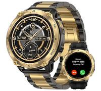 KOSPET TANK T4 Special Edition Smart Watch, GPS, Offline Map & Walkie Talkie, Full Stainless Steel, 10ATM Waterproof 45M Freediving, Bluetooth Call, Heart Rate/Sleep Monitor, Android & iOS Compatible