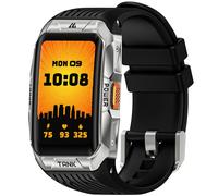 Kospet Tank X2 Ultra Silver 17000028102 - Man - 42 mm - Smartwatch - Quartz with charger - Gorilla Glass Black 20 mm