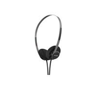 Koss KPH40 Utility On-Ear Headphones, Detachable Interchangeable Cord System, Retro Style, Ultra Lightweight Design (Stealth Black)