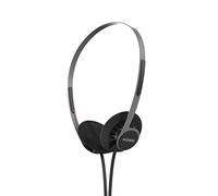 Koss KPH40 Utility On-Ear Headphones, Detachable Interchangeable Cord System, Retro Style, Ultra Lightweight Design (Stealth Black)