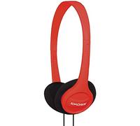 Koss KPH7 On-Ear Stereo Headphones (3.5 mm Jack) for iMac/Laptop/DJ/MP3 Players - Red