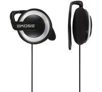 Koss KSC21 Sportclip Clip-On Headphones (3.5 mm Jack) for iMac/Laptop/iPhone/iPad/iPod/MP3 Players/Samsung/Smartphones - Black