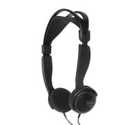 Koss KTXPro1 Retro Style On-Ear Headphone, 90s Look, in-Line Volume Control, 3.5mm Plug, Titanium 60 Ohm Dynamic Drivers, Black