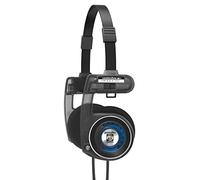Koss Porta Pro Utility On-Ear Headphones, Detachable Interchangeable Cord System, Collapsible Design, Stealth Grey
