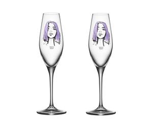 Kosta Boda All about you champagne glass 24 cl 2-pack forever mine