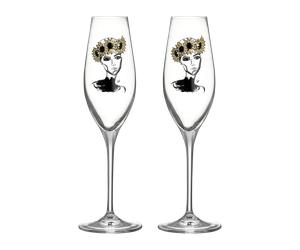 Kosta Boda All about you champagne glass 24 cl 2-pack Let's celebrate you