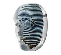 Kosta Boda - Art Glass, Brains Look AC-17 - Blue