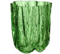 Kosta Boda - Crackle Vase 121 mm, Dark Green - Dark Green