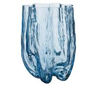 Kosta Boda - Crackle Vase Circular 37 cm - Blue