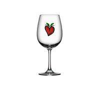 Kosta Boda - Friendship Wine Glass 50 cl, Hearts - Clear