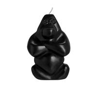 Kosta Boda Gabba Gabba Hey candle 11.5 cm Black