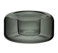 Kosta Boda - Happy Candle Holder 4.7 cm, Anthracite - Anthracite