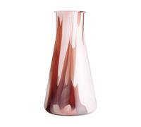 Kosta Boda Lab Erlenmeyer vase 30.5 cm Red-white-pink