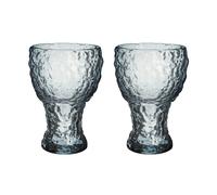 Kosta Boda Moss highball glass circular 42 cl 2-pack Blue