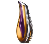 Kosta Boda - Orchid Vase Purple/Amber Big - Purple