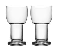 Kosta Boda Picnic glass 32cl 2-pack Clear