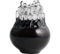 Kosta Boda - Polar Candle Holder Small 19 cm, Black - Black