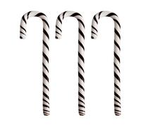 Kosta Boda Polka cane 17 cm 3-pack White-black