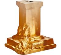 Kosta Boda - Rocky Baroque Candlestick 150 mm, Amber - Amber